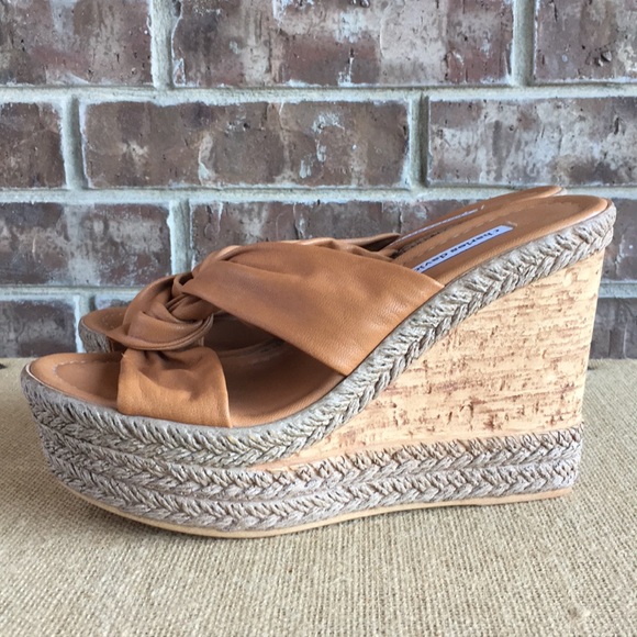 Charles David Leather Wedges - Picture 3 of 8